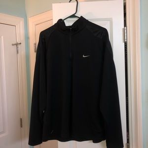 Men’s Black & White Nike Dri-Fit Long Sleeve